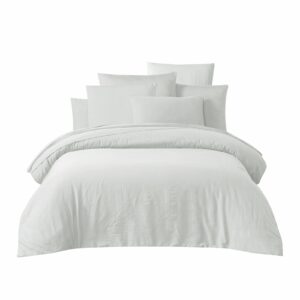 Taie oreiller 100% satin de coton 65x65 - TALOA - Blanc