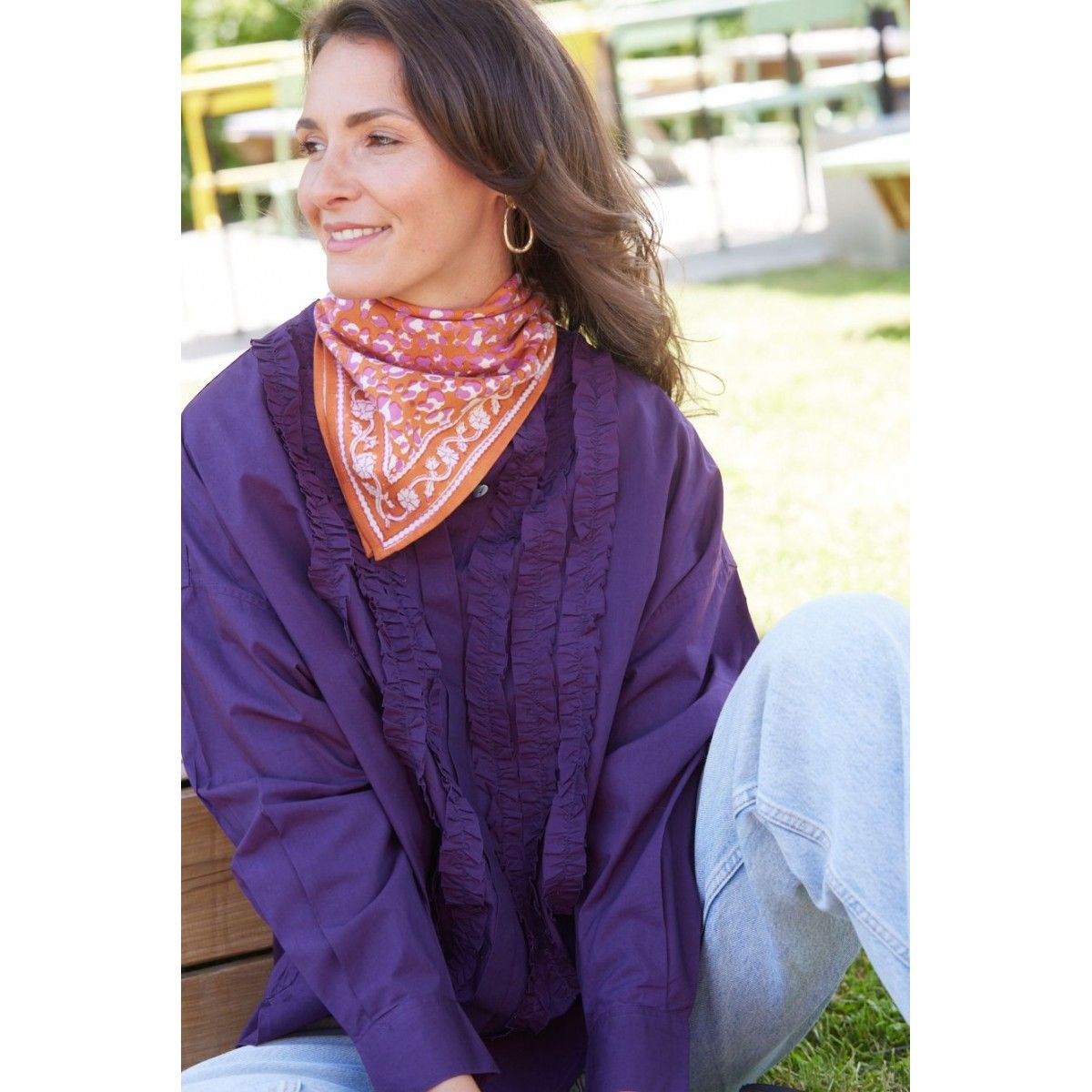 3701407154750-foulard-indienenfant----leopard-cuivre