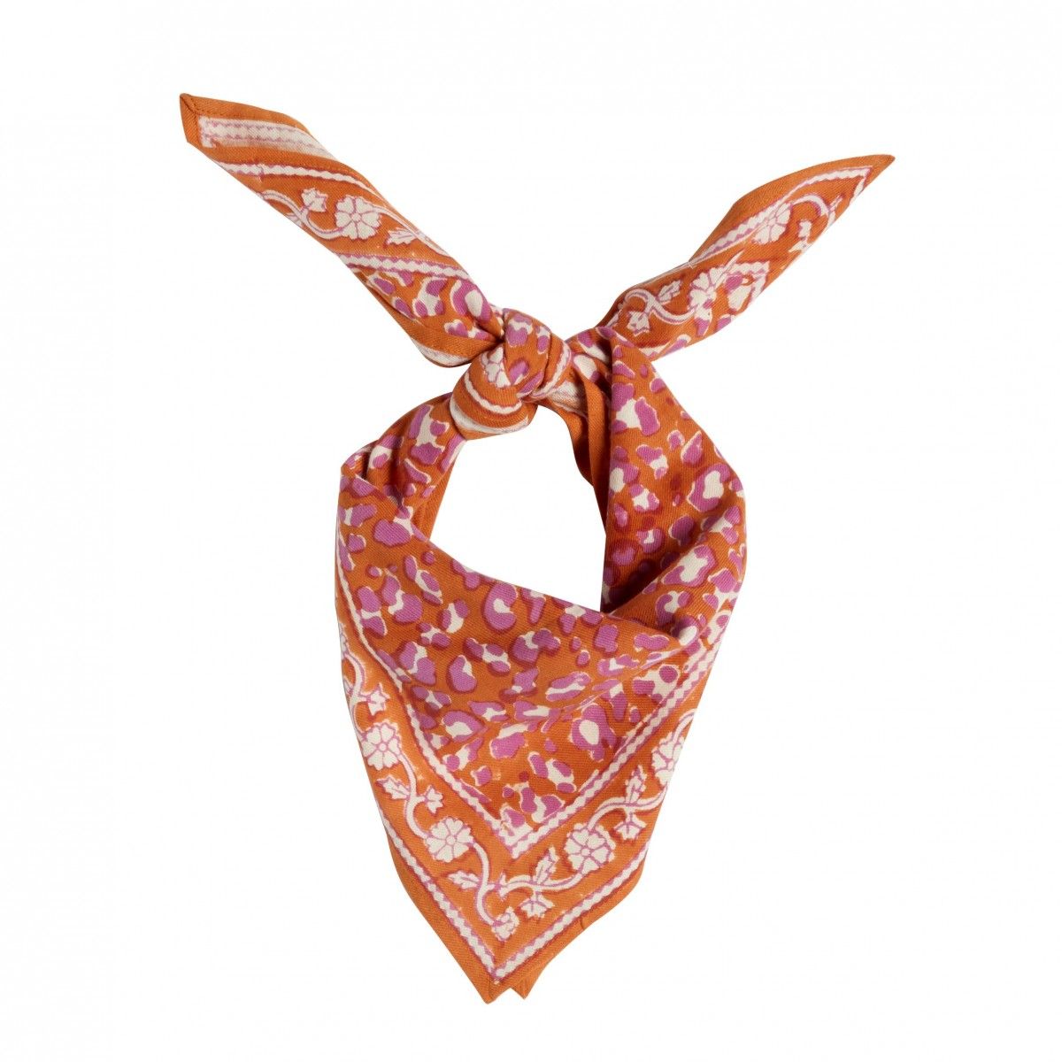 3701407154750-foulard-indienenfant----leopard-cuivre