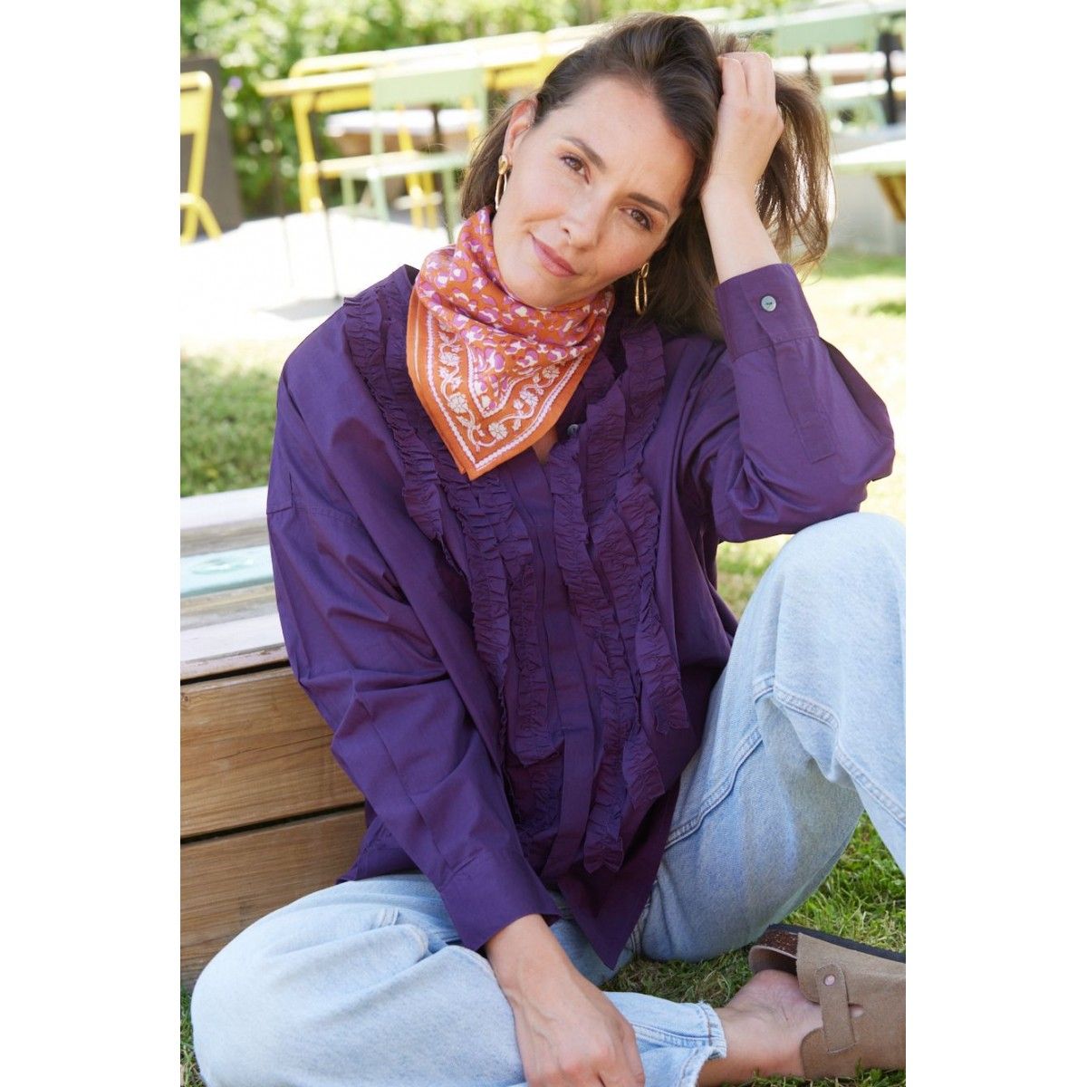 3701407154750-foulard-indienenfant----leopard-cuivre